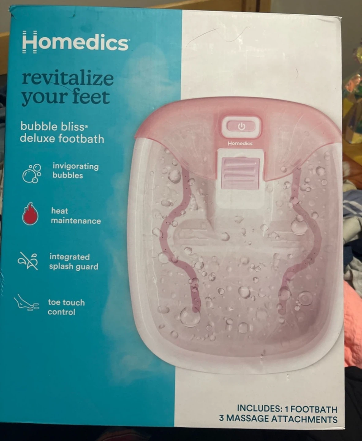 HoMedics Bubble Bliss Deluxe Footbath