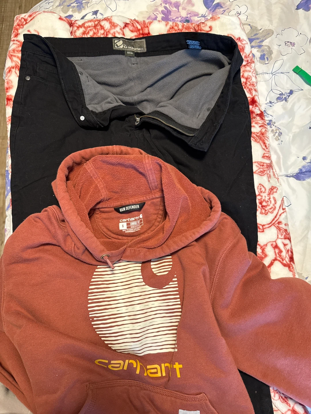 Carhartt Hoodie and Lined Pants Set