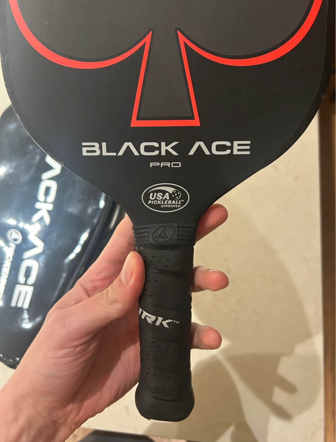 PROKENNEX Black Ace Pro Pickleball Paddle with Cover - Like New - photo 5