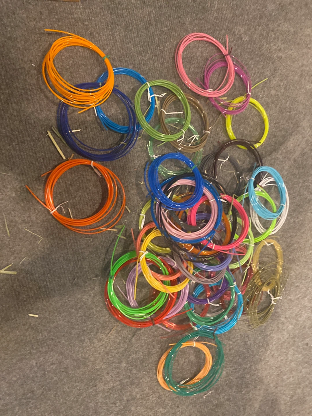 42 Assorted 3D Printer pen Filament Spools