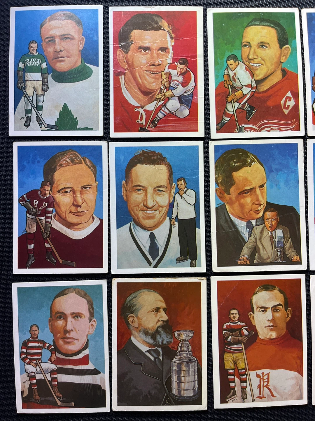 1983 Cartophilium HOF Lot x30 Maurice Richard Gordie Howe #1-30