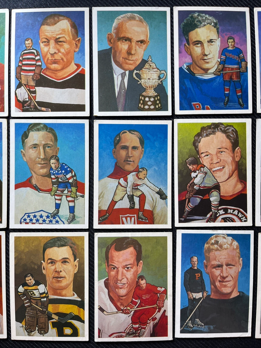 1983 Cartophilium HOF Lot x30 Maurice Richard Gordie Howe #1-30 - photo 3