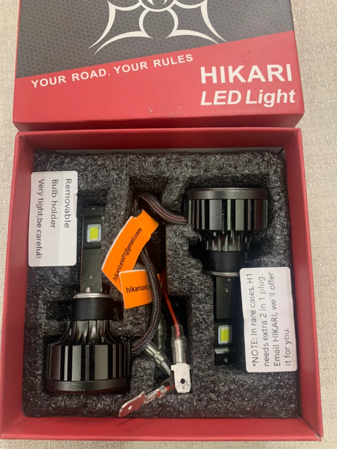 HIKARI LED Light Bulbs H1 40000LM