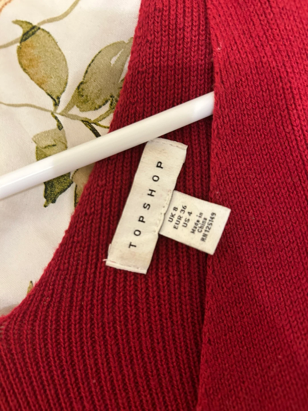 Red Knit Top - photo 3