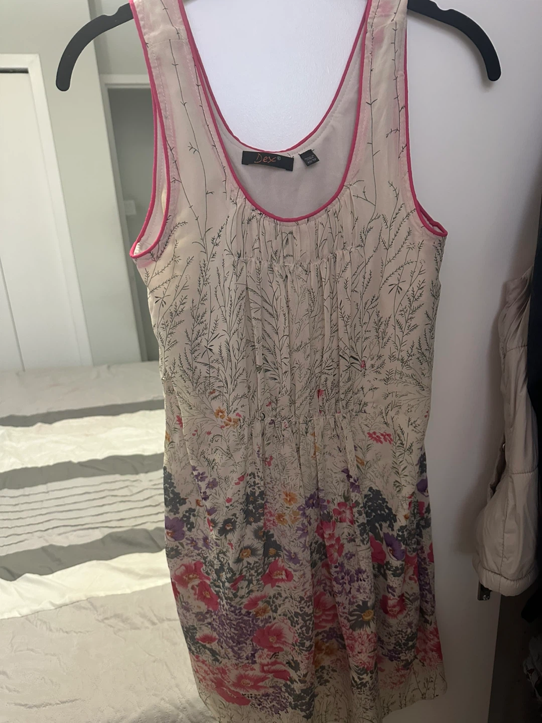 Desigual Floral Print Sleeveless Dress XS