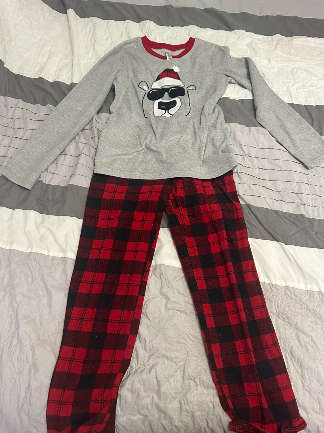 George! Polar Bear Christmas Pajama Set XL/TG