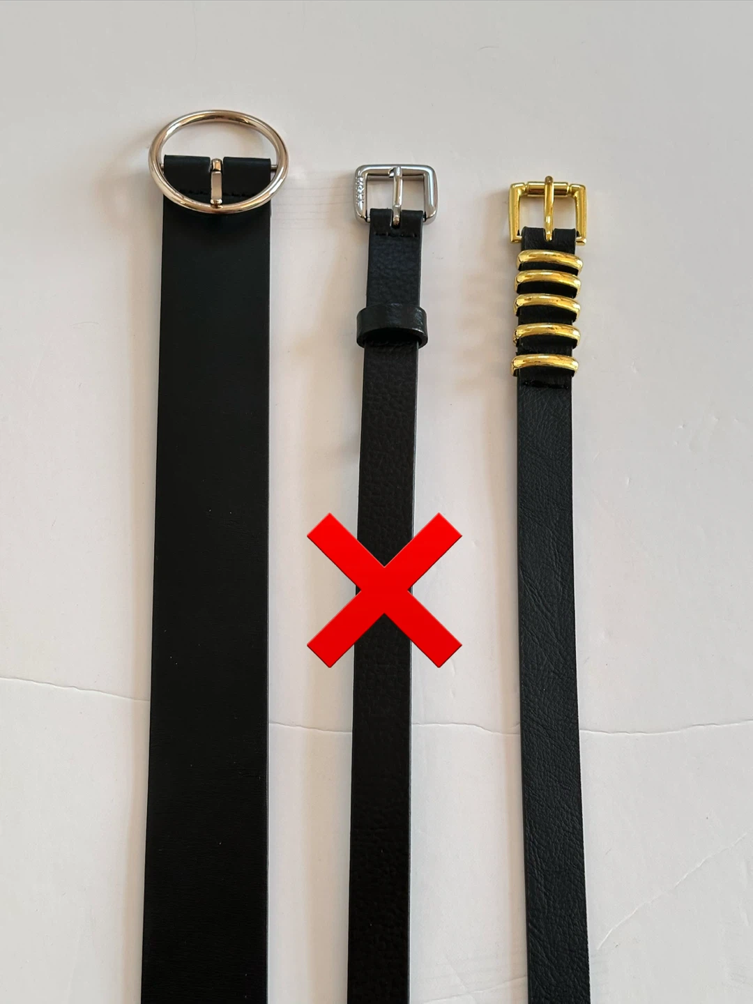Black Fashion Belts (2 for $5)