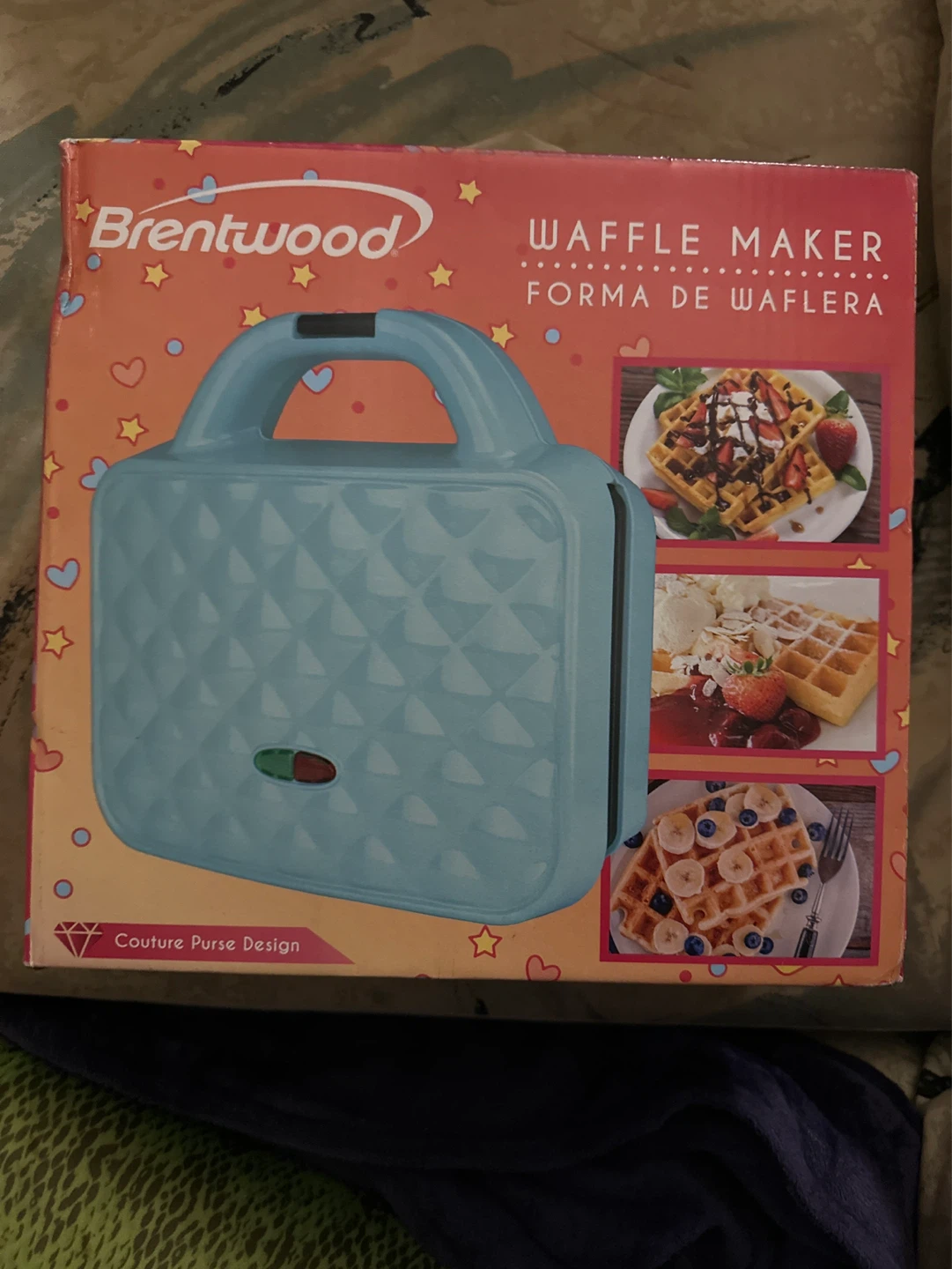 Brentwood Blue Waffle Maker