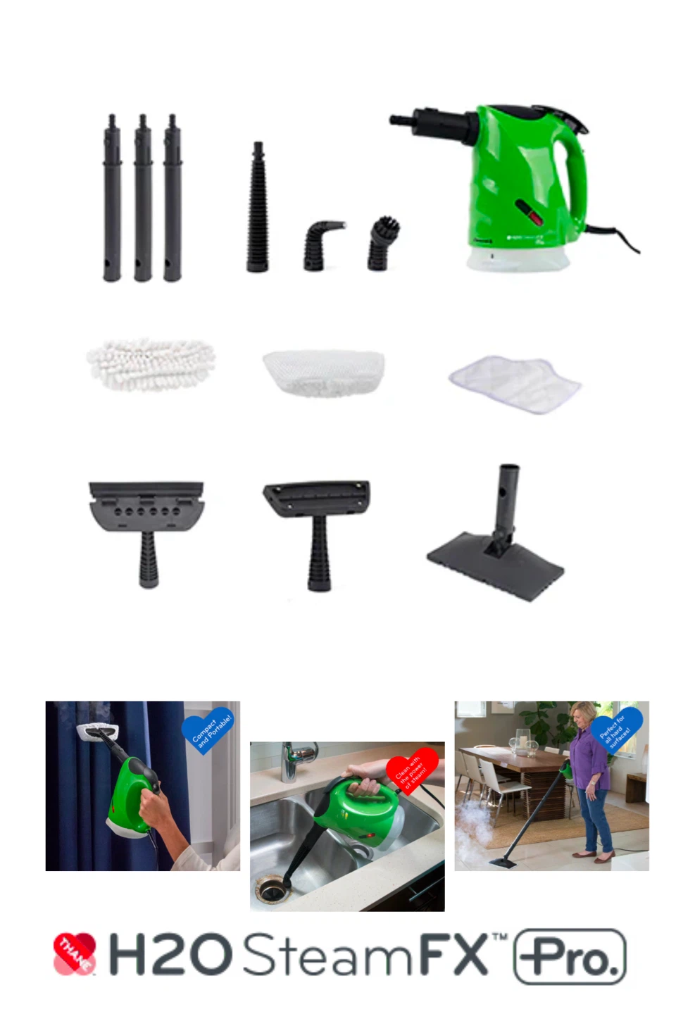 Thane H2O SteamFX Pro Steam Cleaner - photo 4