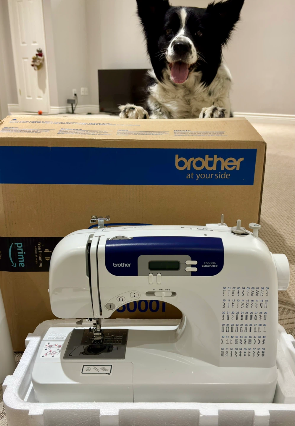 Brother CS6000i Sewing Machine With 60 Built-In Stitches