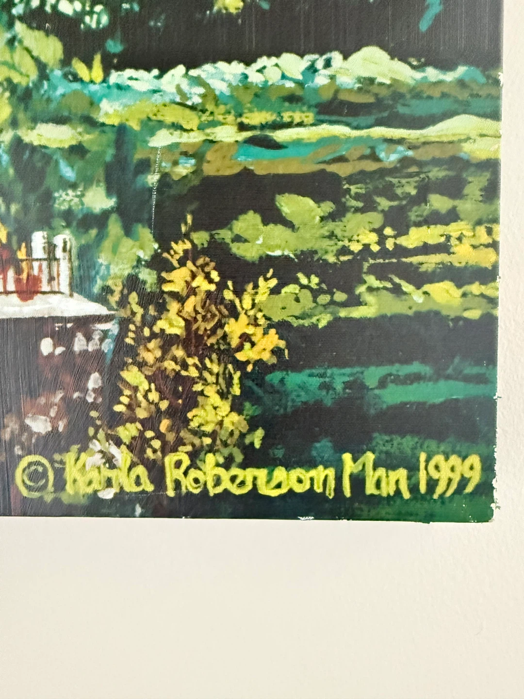 Karla Robertson Art Print - Italian Villa Scene (1999) - photo 2