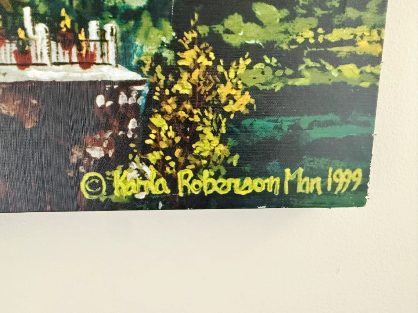 Karla Robertson Art Print - Italian Villa Scene (1999) - photo 3