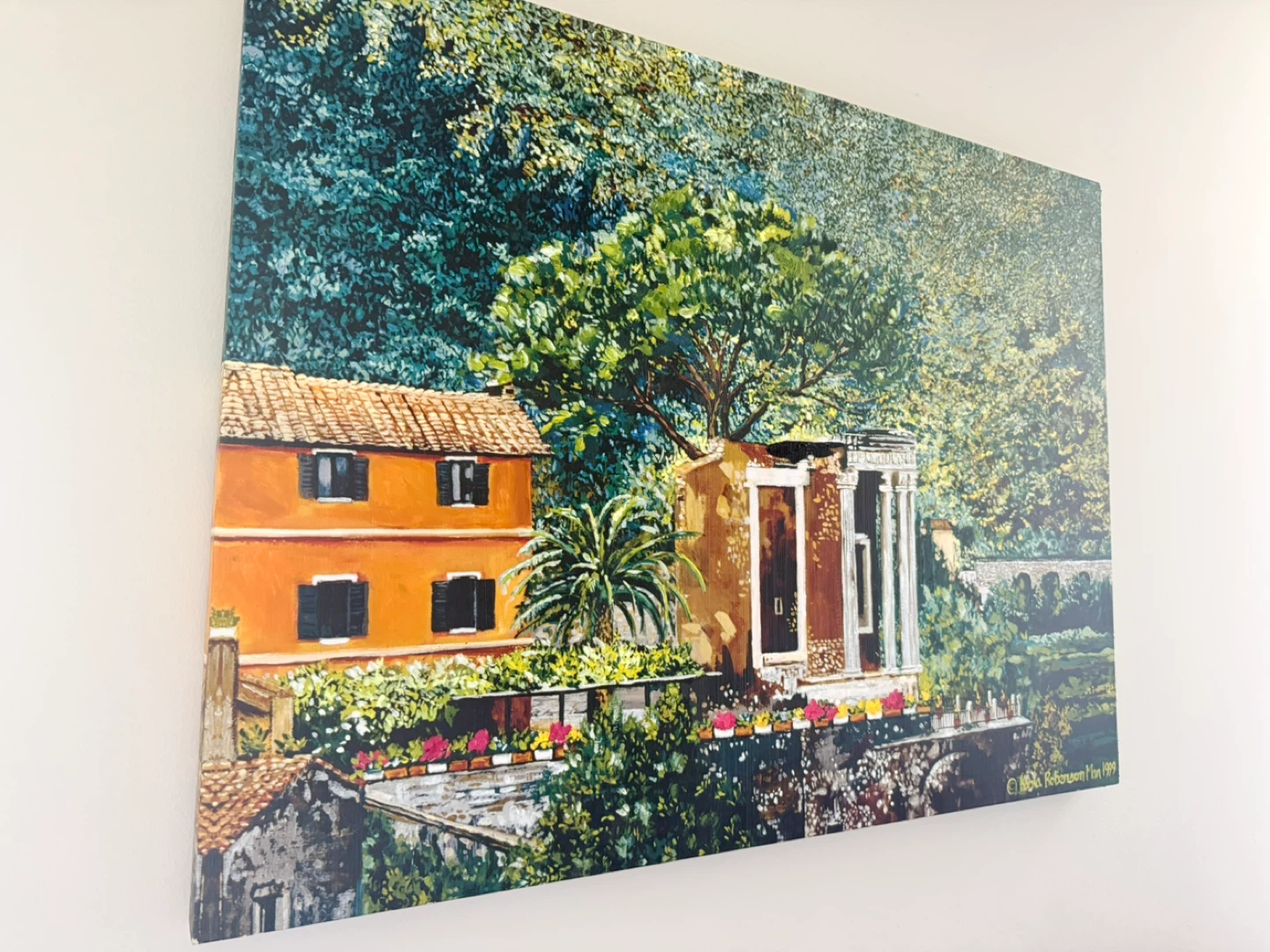 Karla Robertson Art Print - Italian Villa Scene (1999) - photo 4