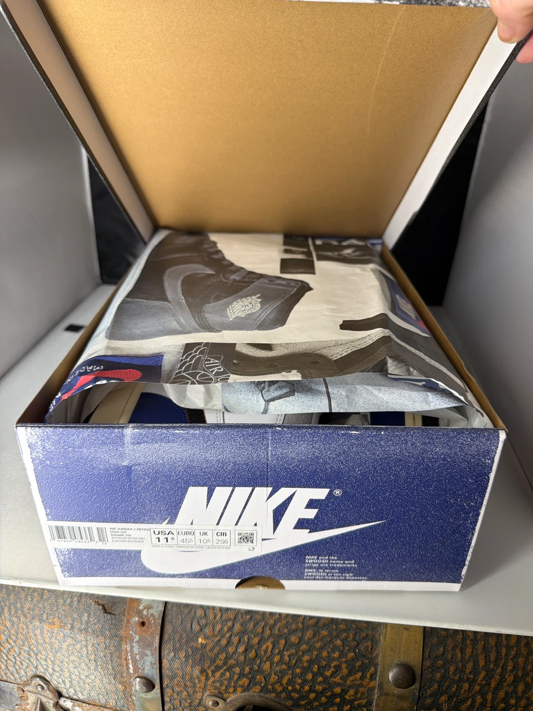 Nike Air Jordan 1 Retro High OG "Georgetown" Sneakers - photo 2