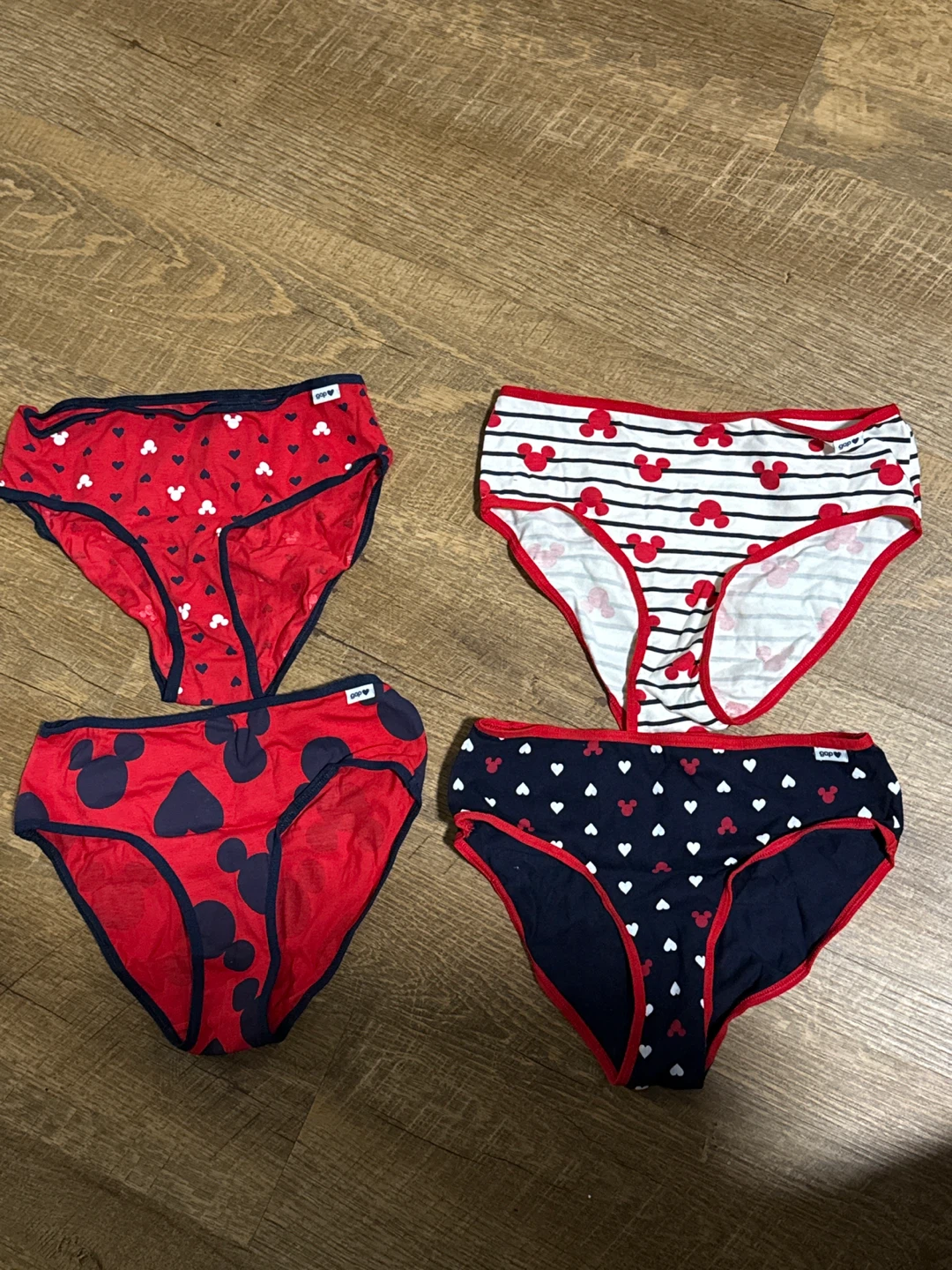 Disney Mickey Mouse Days of the Week Panties - Set of 4