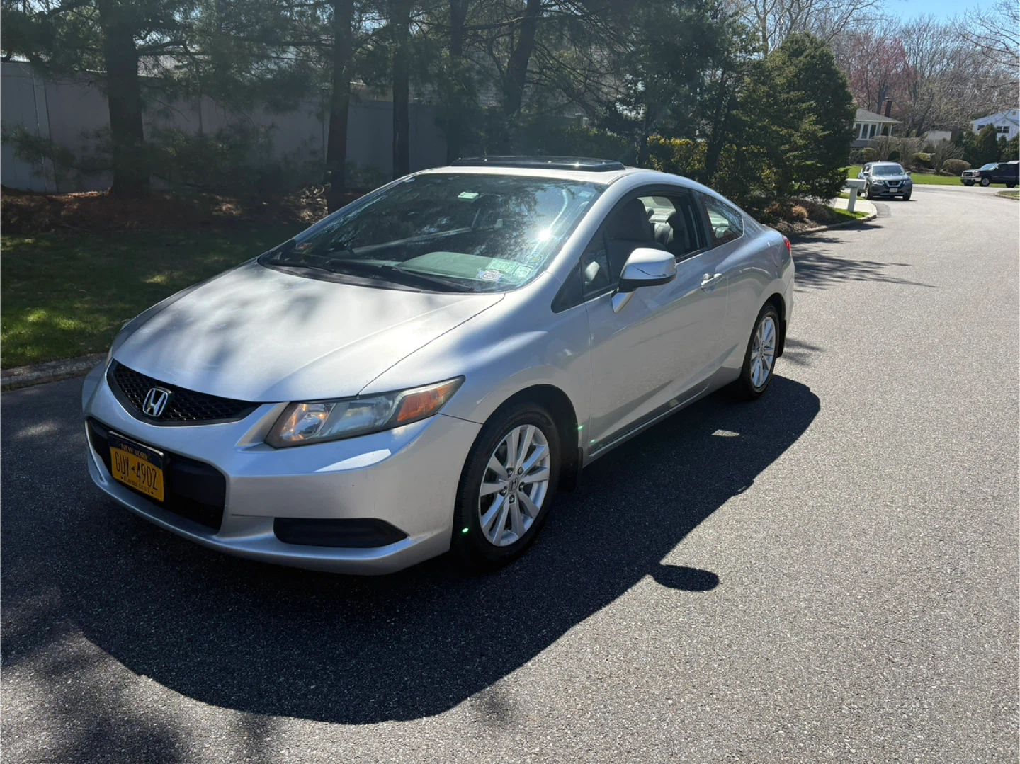 Silver 2013 Honda Civic Coupe