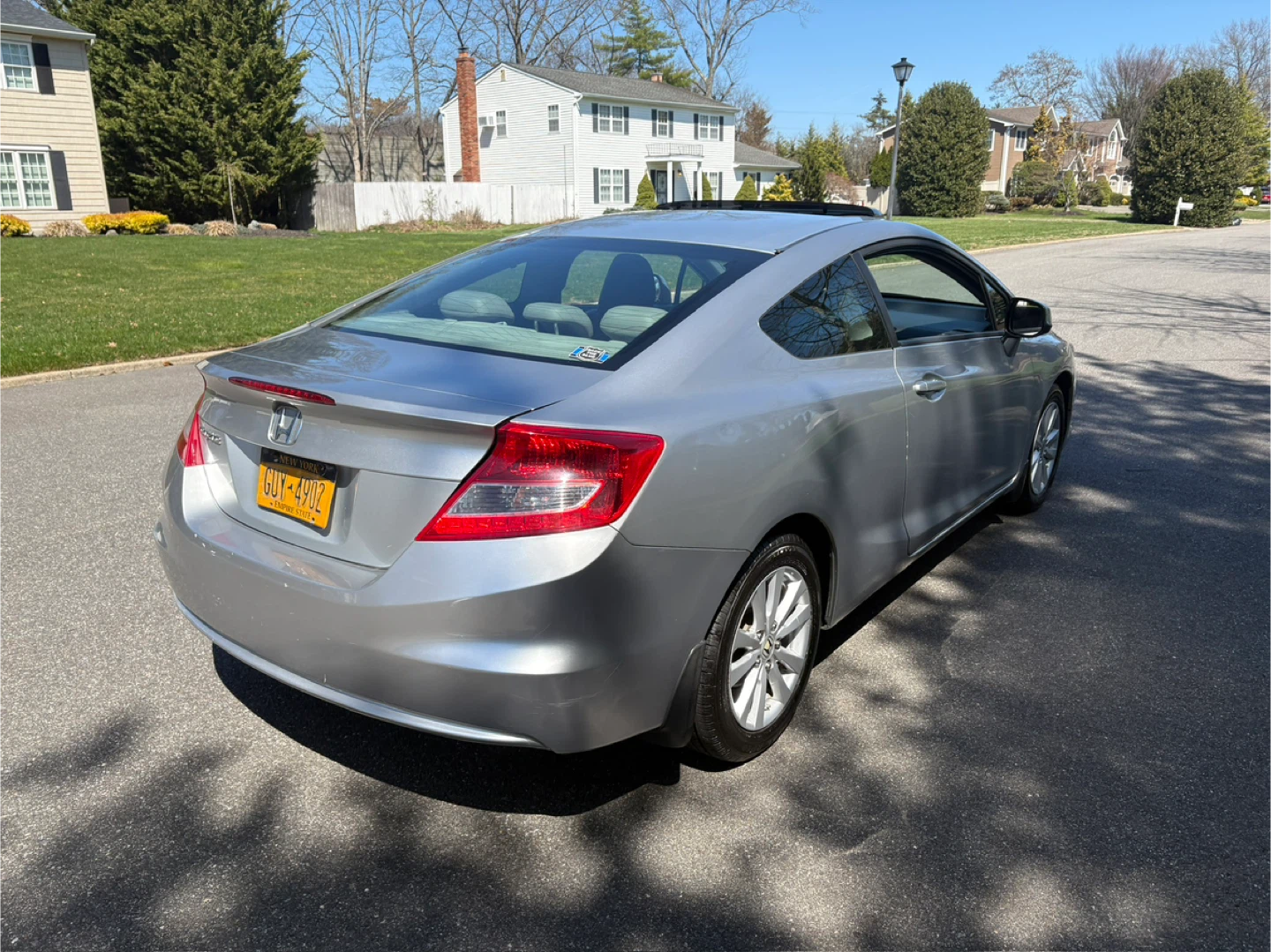 Silver 2013 Honda Civic Coupe - photo 3