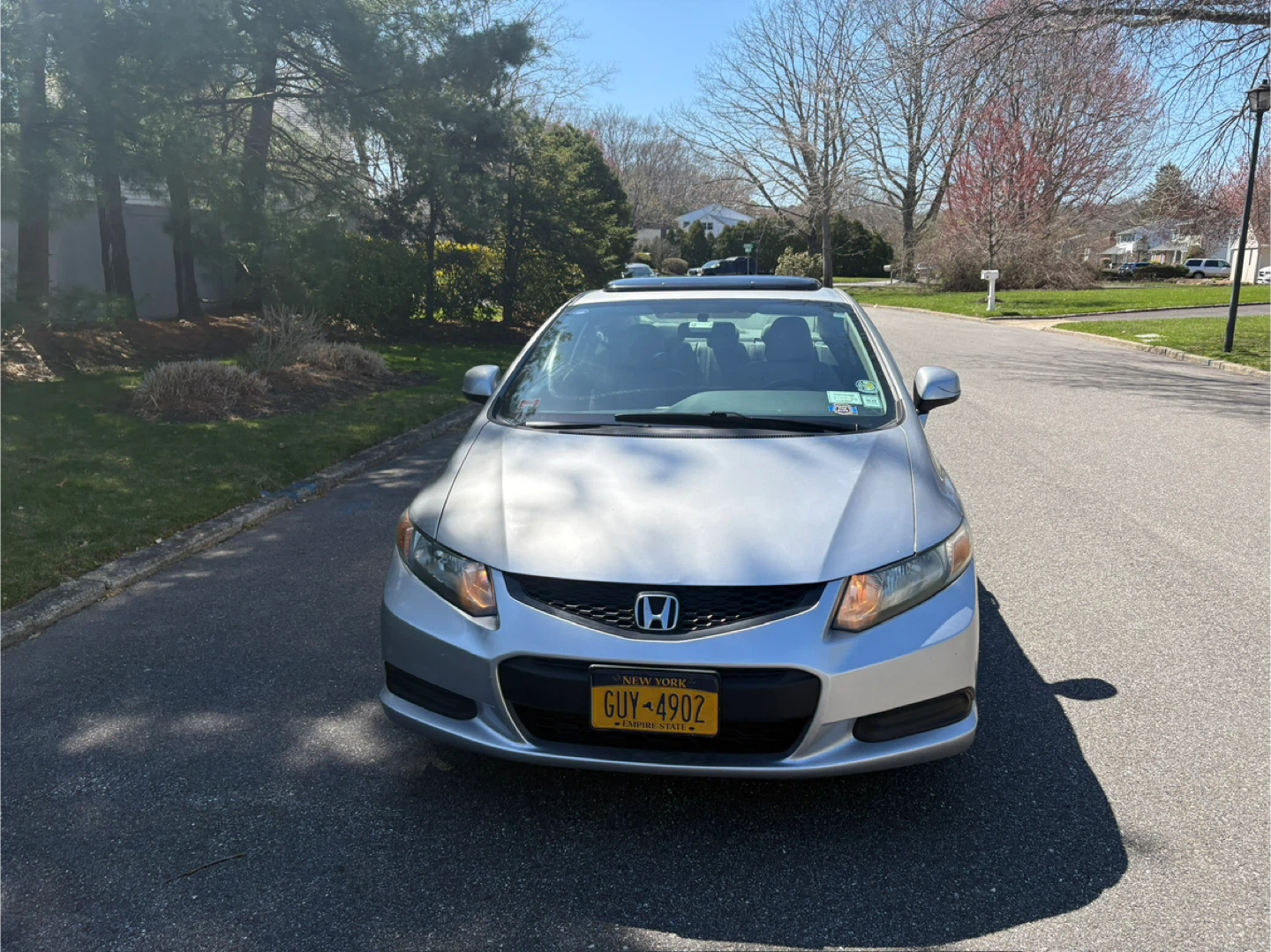 Silver 2013 Honda Civic Coupe - photo 4