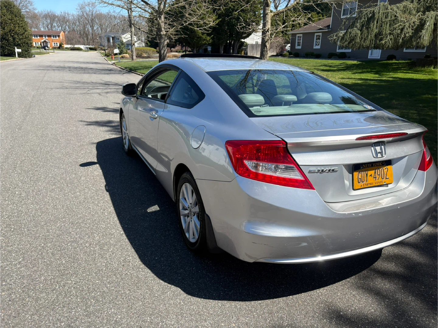 Silver 2013 Honda Civic Coupe - photo 5