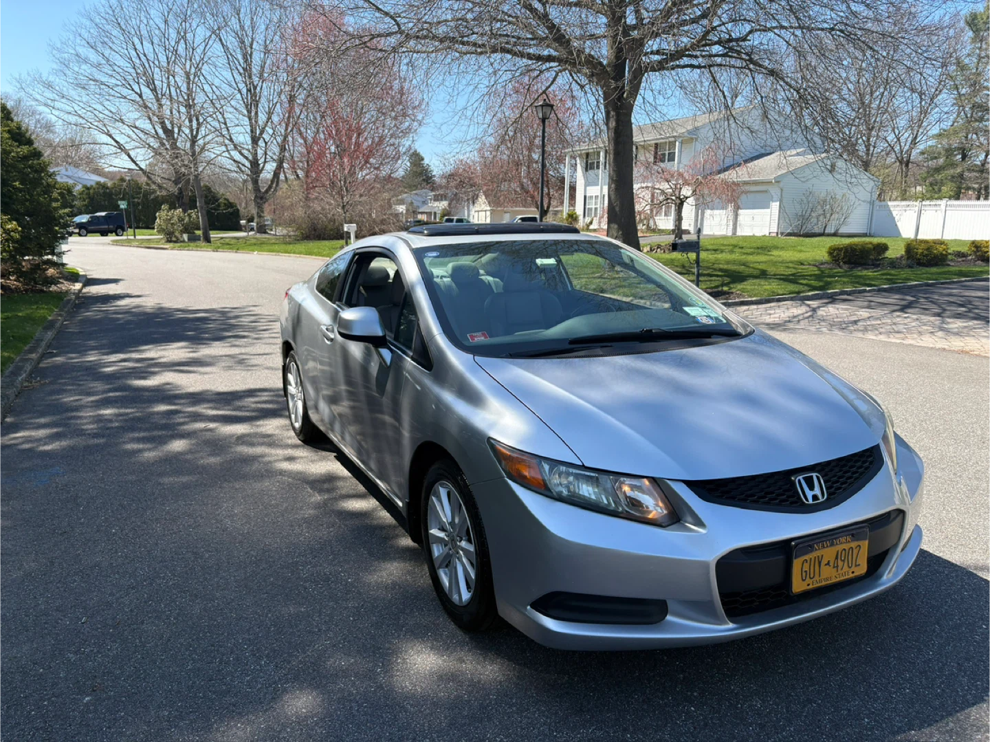 Silver 2013 Honda Civic Coupe - photo 2