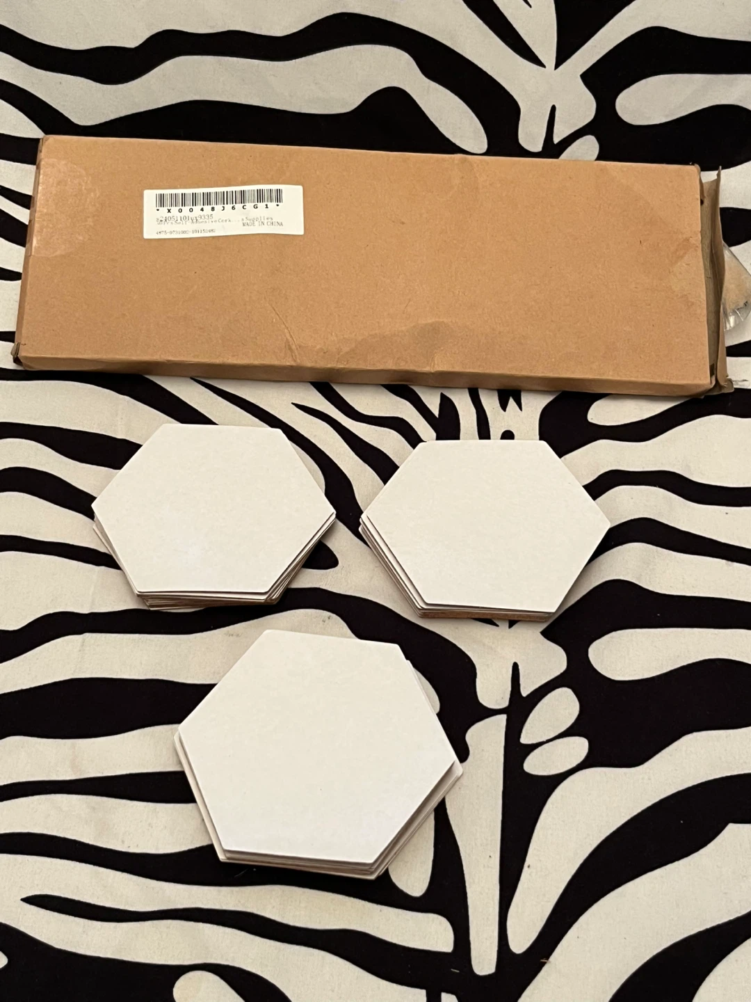 30 Pack Self Adhesive Hexagon Cork Board Tiles - photo 5