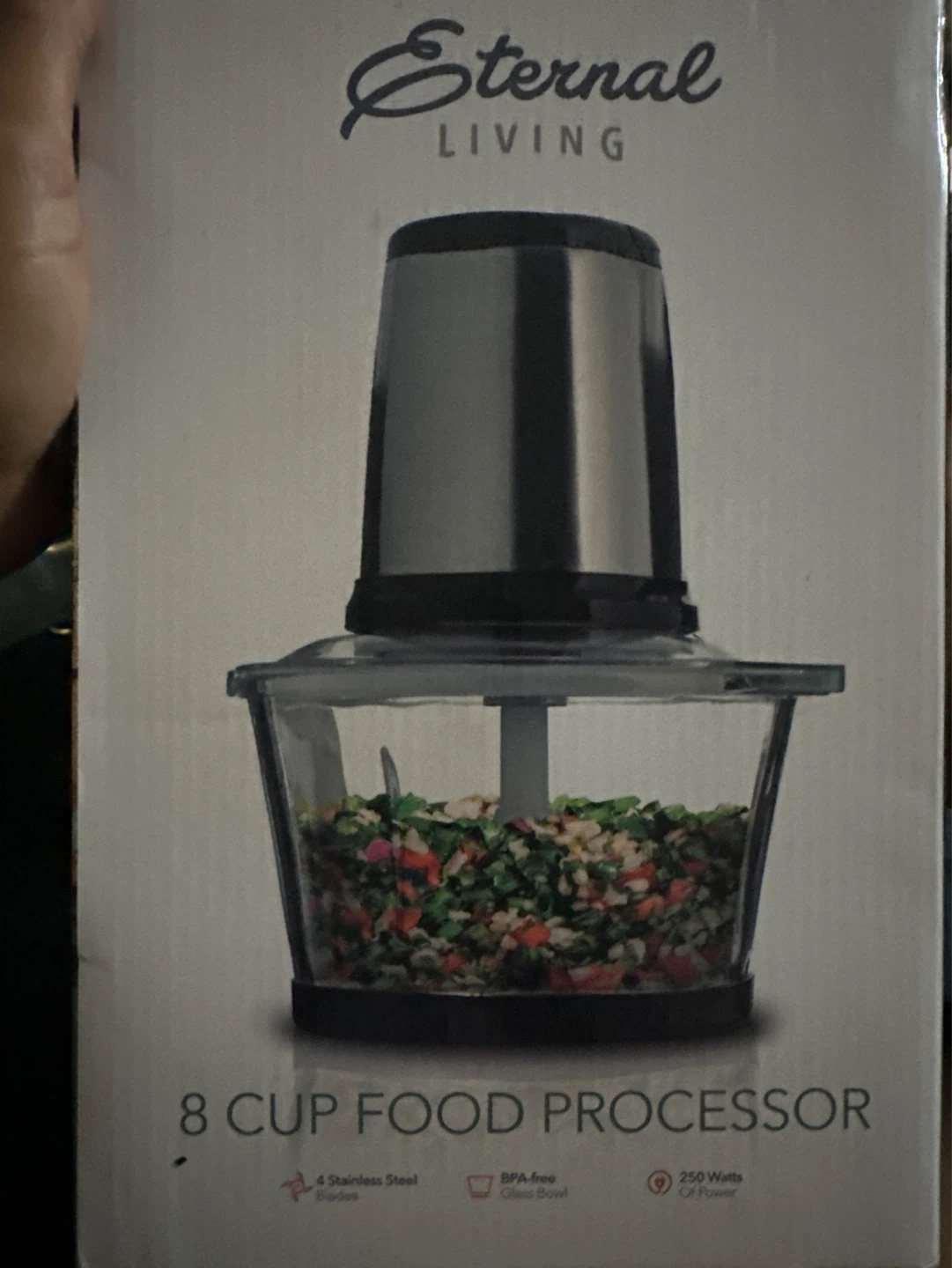 Eternal Living 8 Cup Food Processor