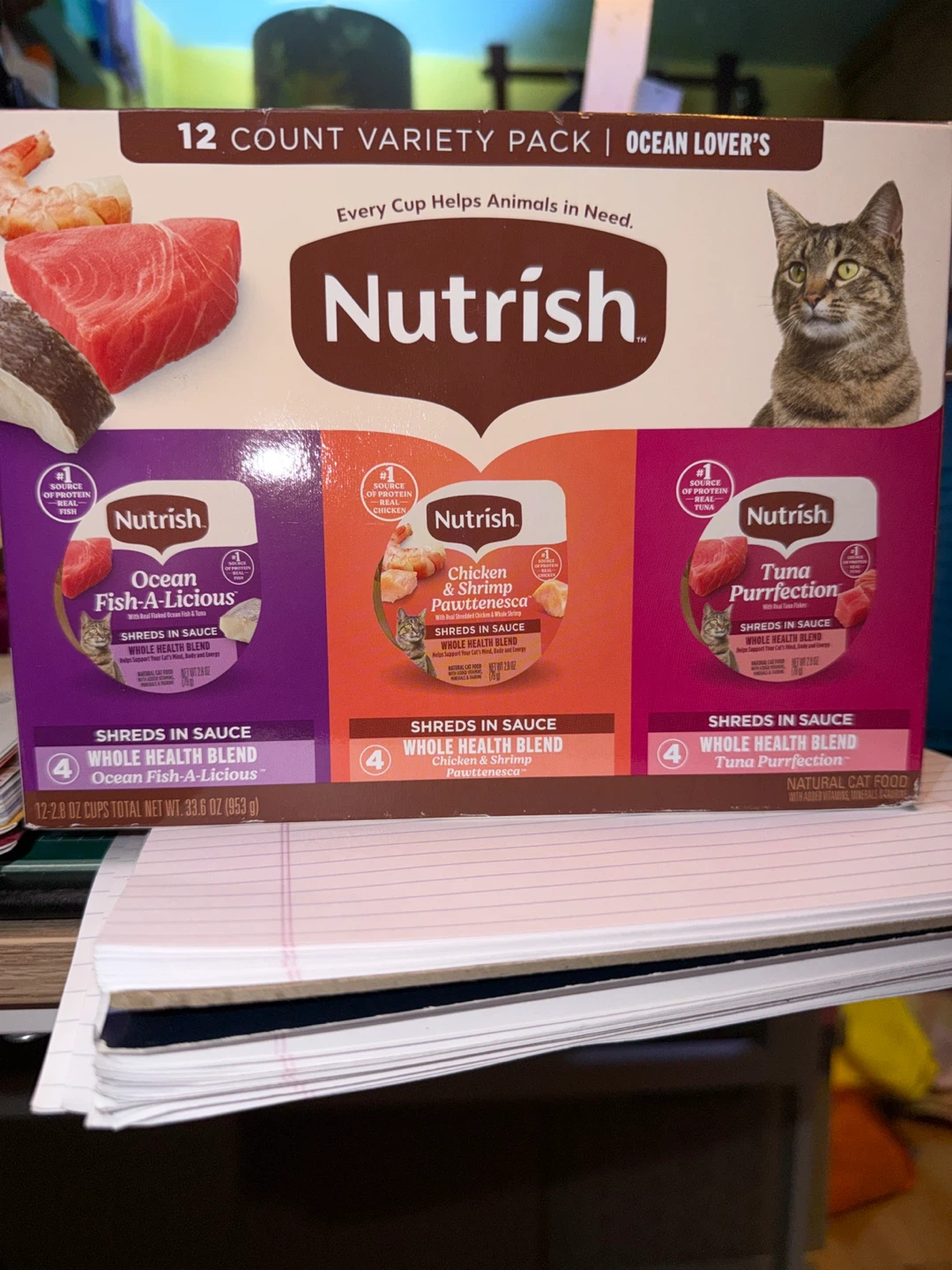 Nutrish 12 Count Ocean Lover's Variety Pack Cat Food