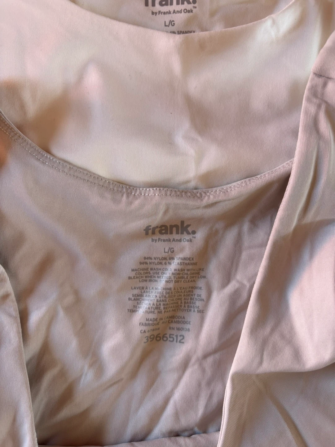 NWOT Frank And Oak Tank Top 2 Pack L/G Beige - photo 2