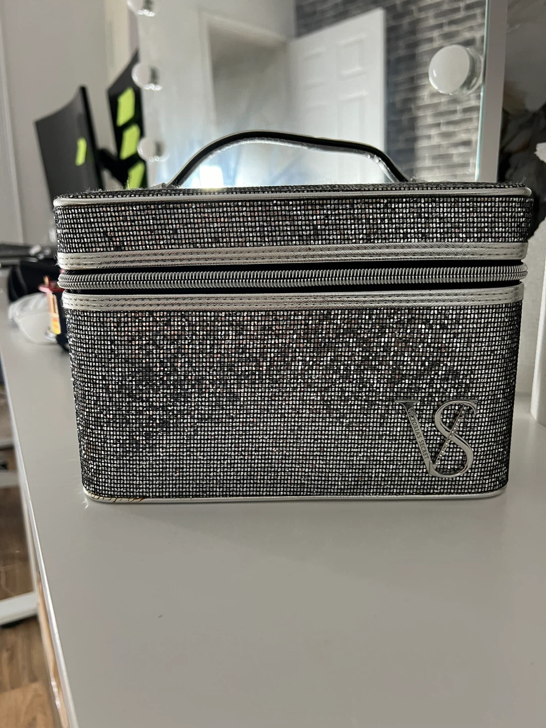 Victoria's Secret Sparkly Cosmetic Travel Case