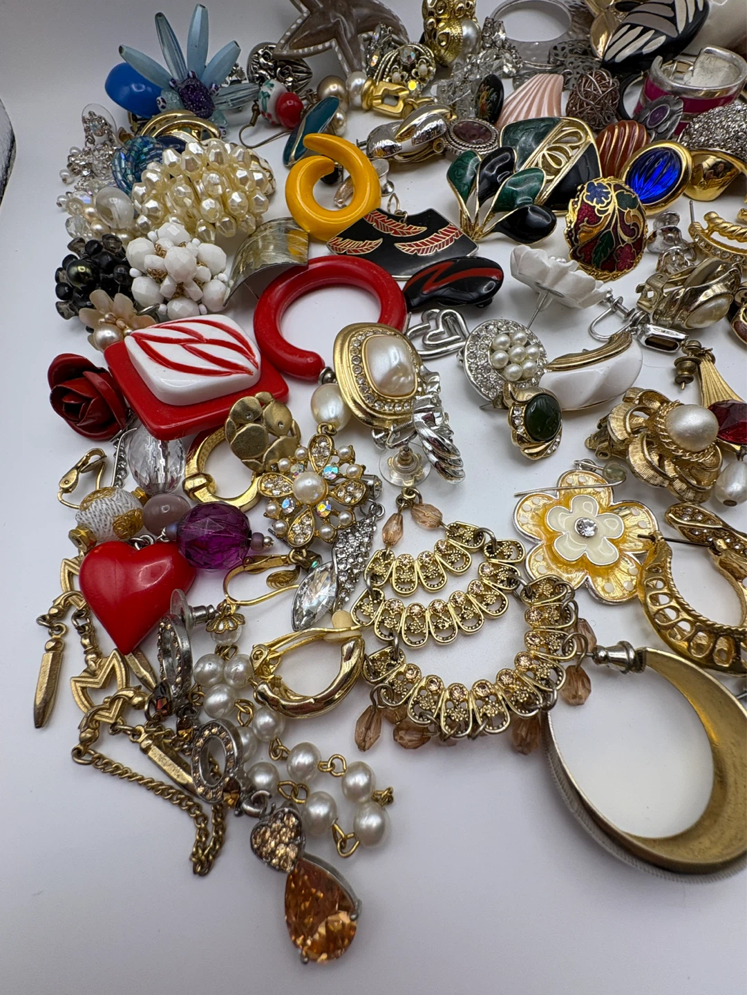 155 vintage single earrings for craft - photo 5