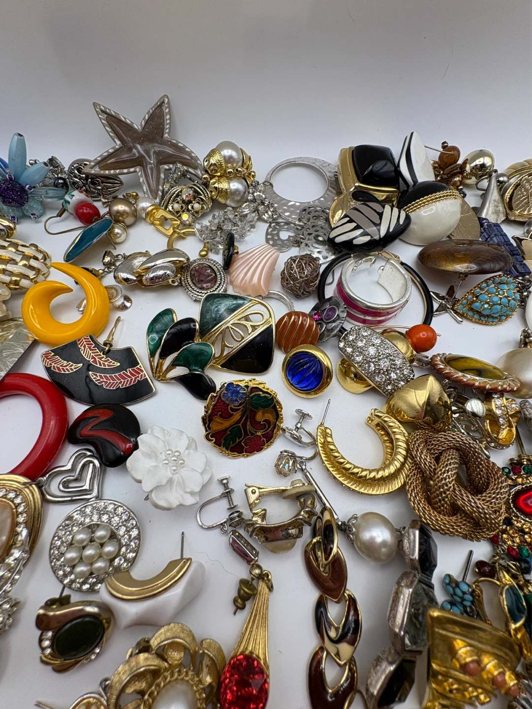 155 vintage single earrings for craft - photo 3