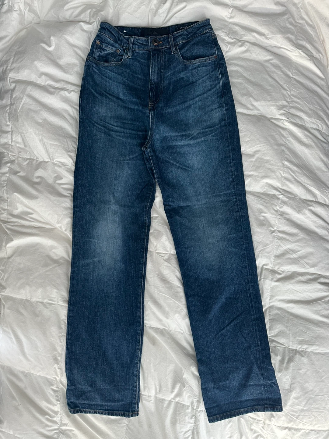 Guess straight high jeans