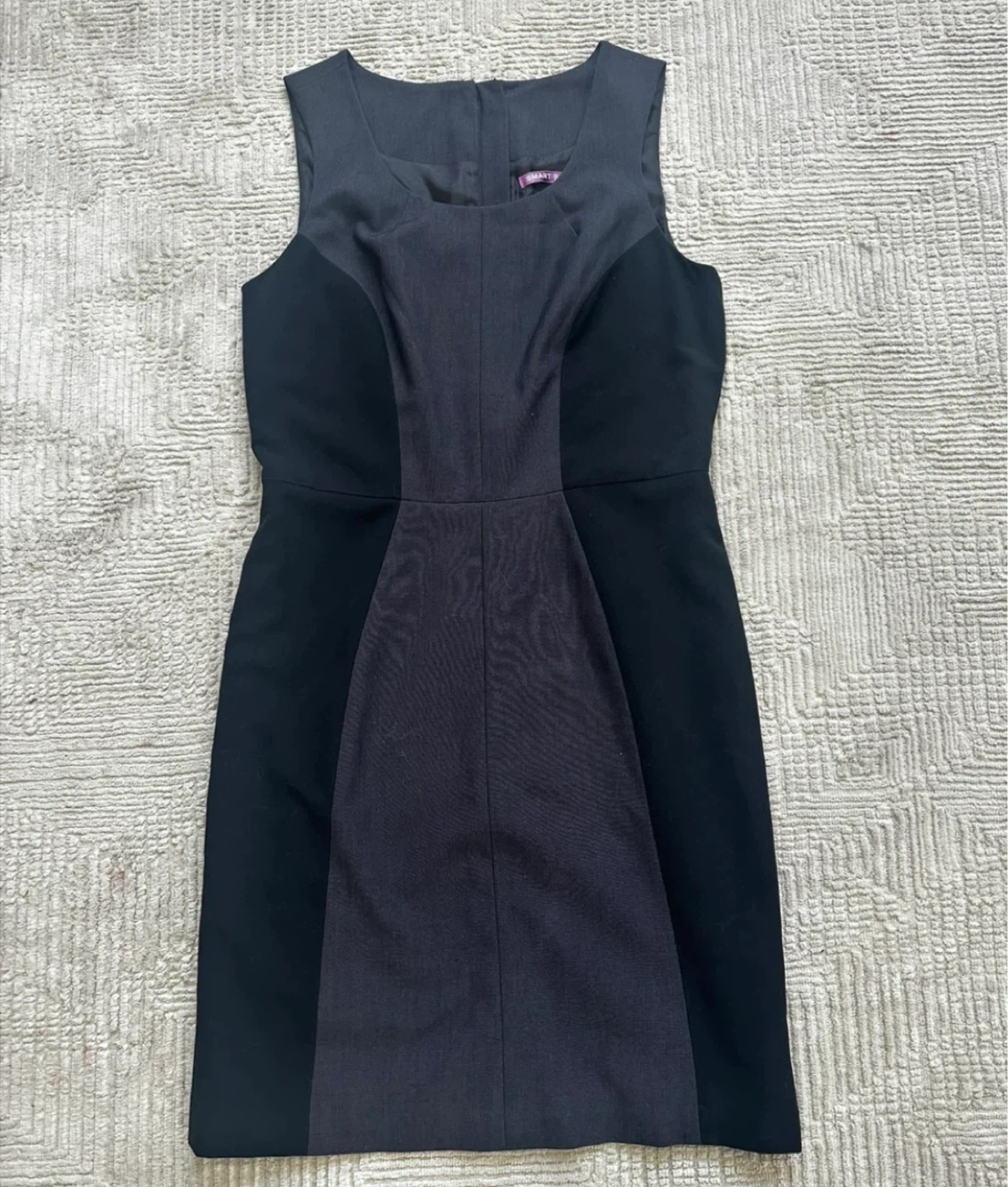 y2k Smart Set Black & Grey Sleeveless Sheath Dress Size 3
