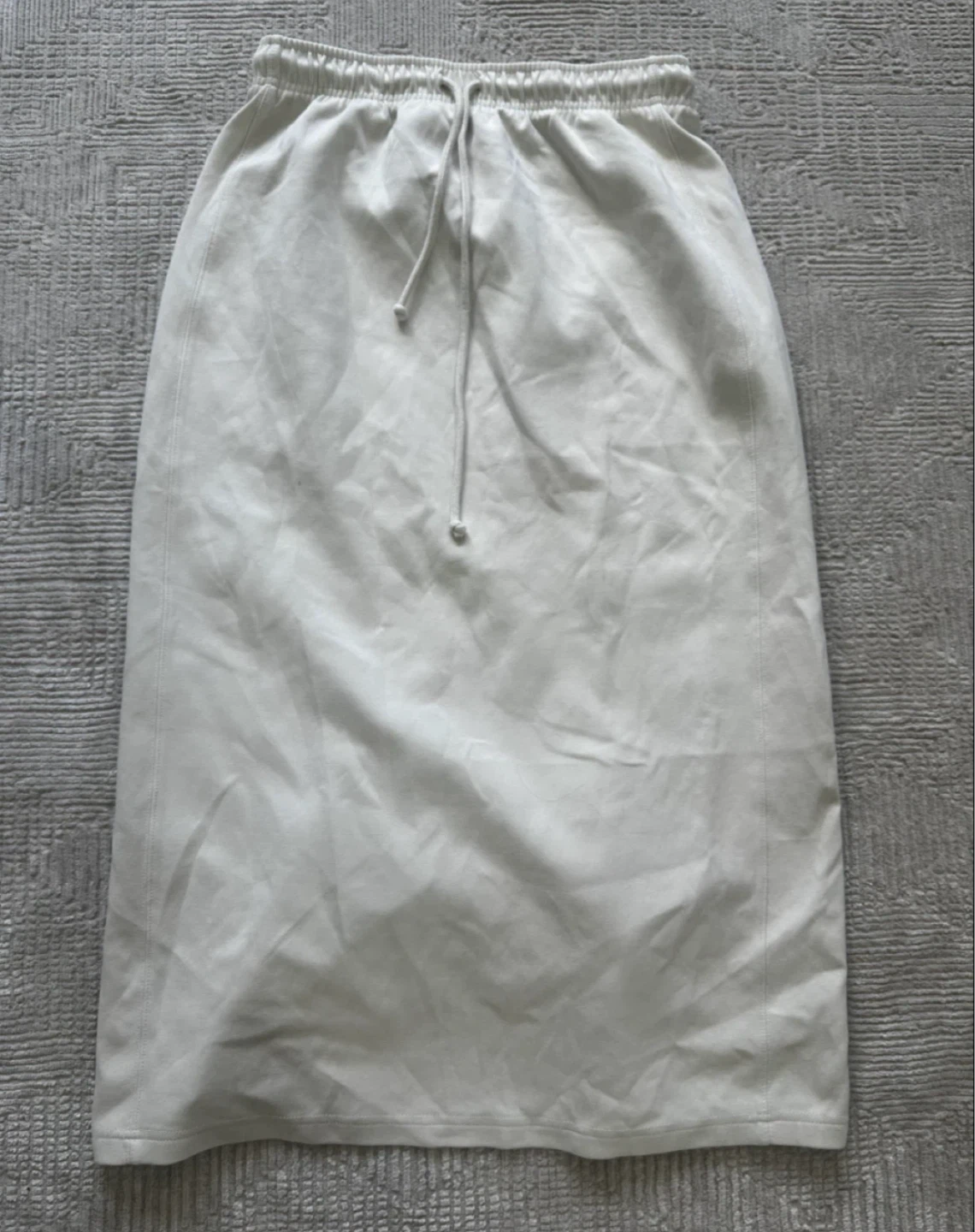 zara Midi Skirt with Drawstring Waist