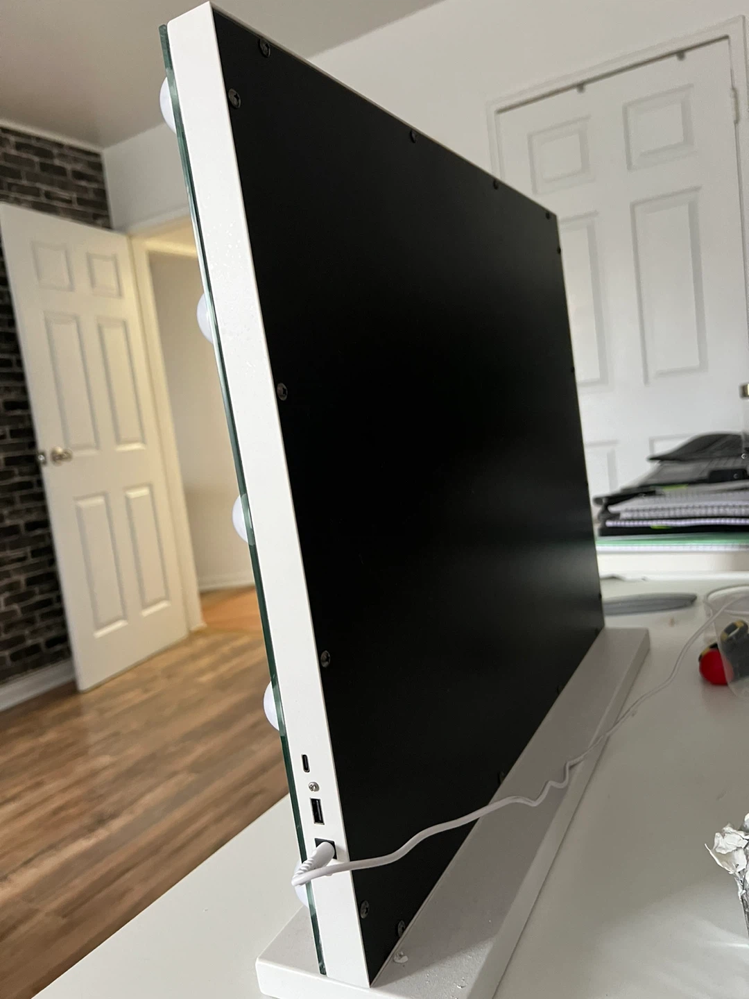Hollywood Vanity Mirror with Lights - photo 2