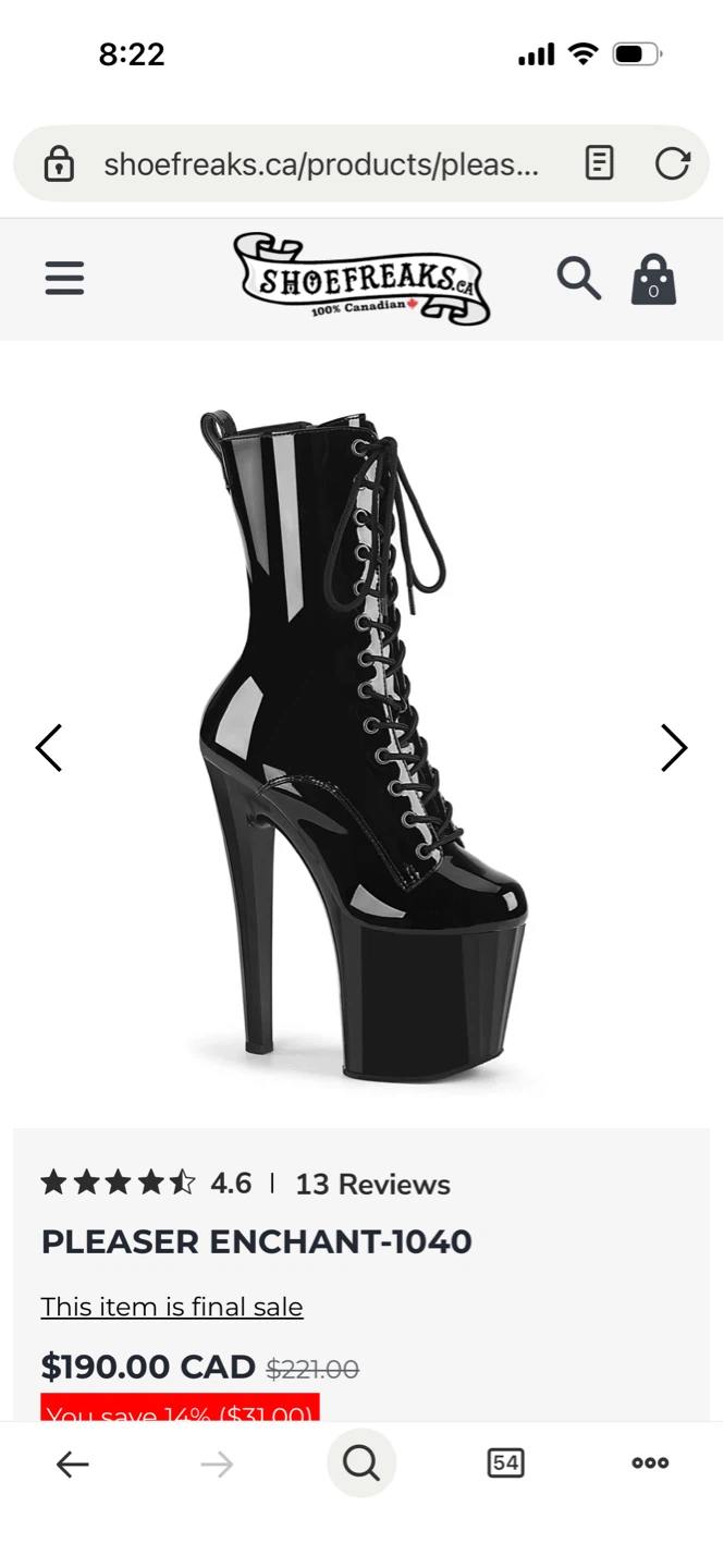 Pleaser Boots Size 6 - photo 5