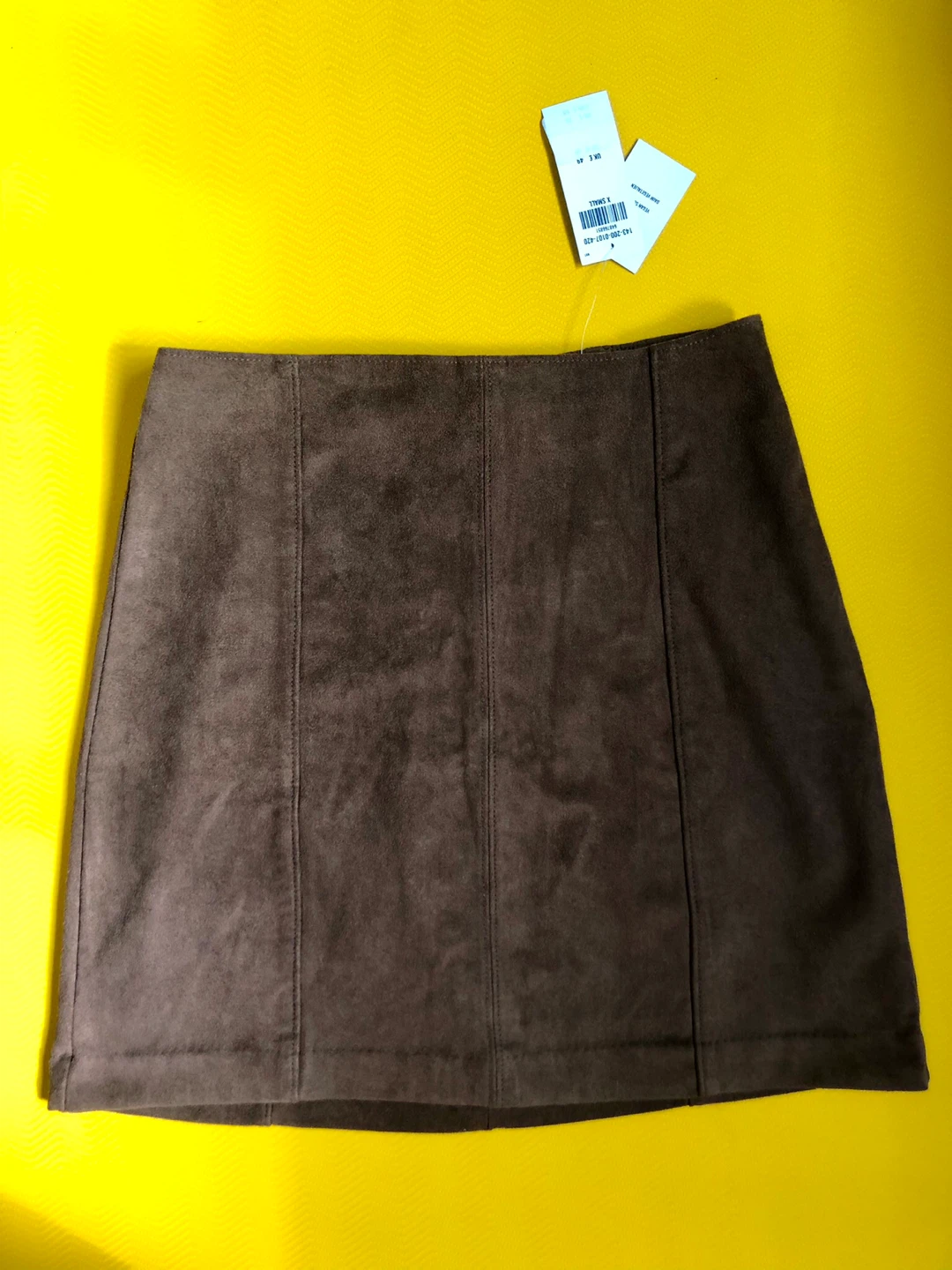 Abercrombie & Fitch Brown Suede Skirt