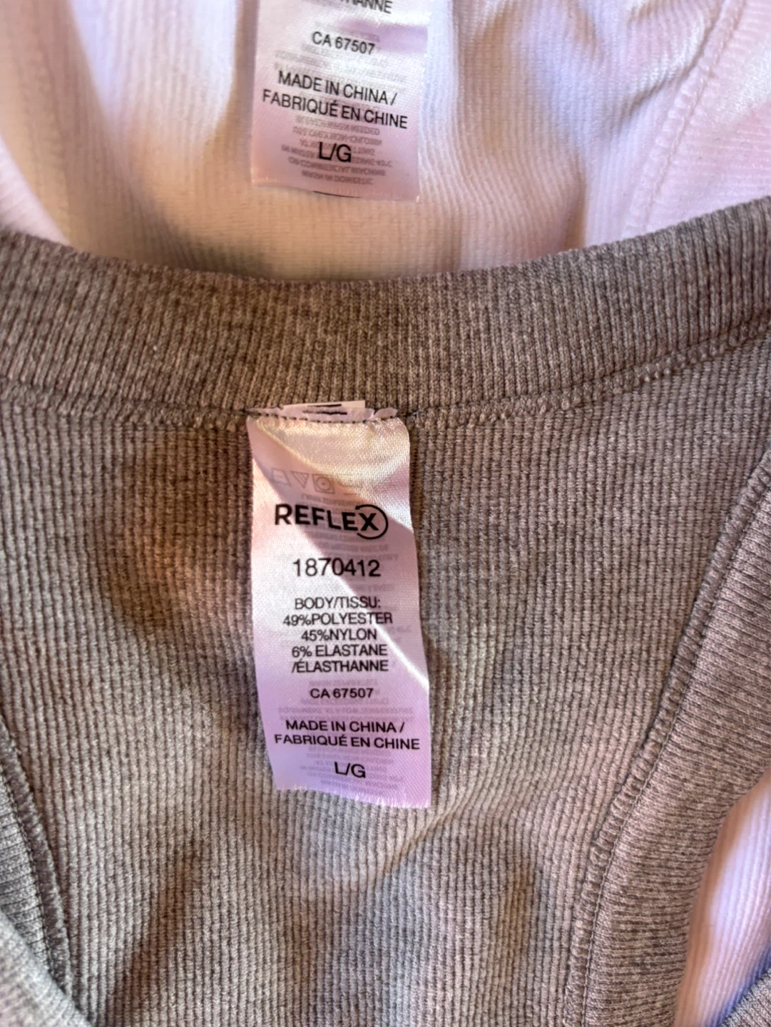 NWOT Reflex Women's Tank Tops - L (3 Pack) - photo 2