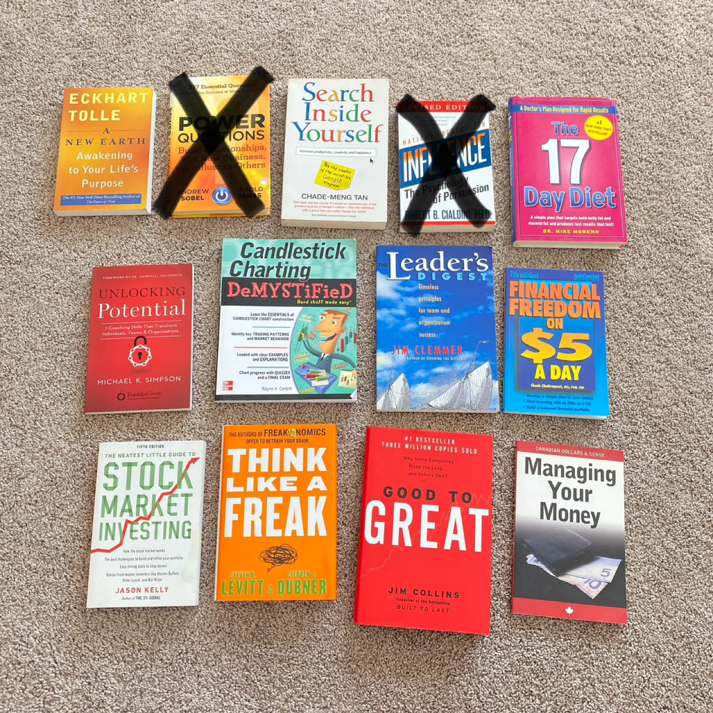Finance/Business & Self-Help Books $7-$15 Each Prices Below 👇