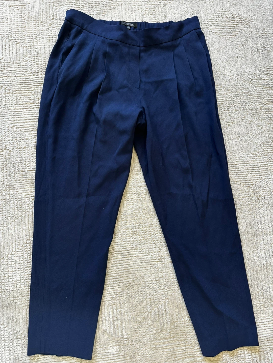 Babaton Navy Blue Fabric Pants Size 6