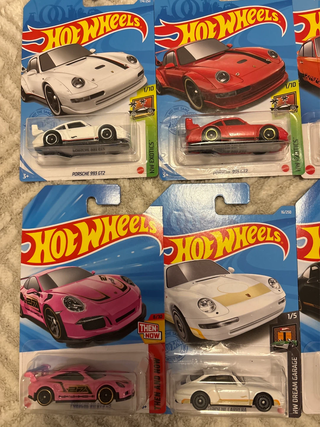 Hot Wheels Porsche Collection 10 Cars