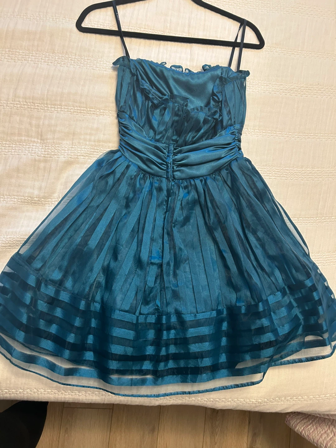 B. Darlin Teal Cocktail Dress