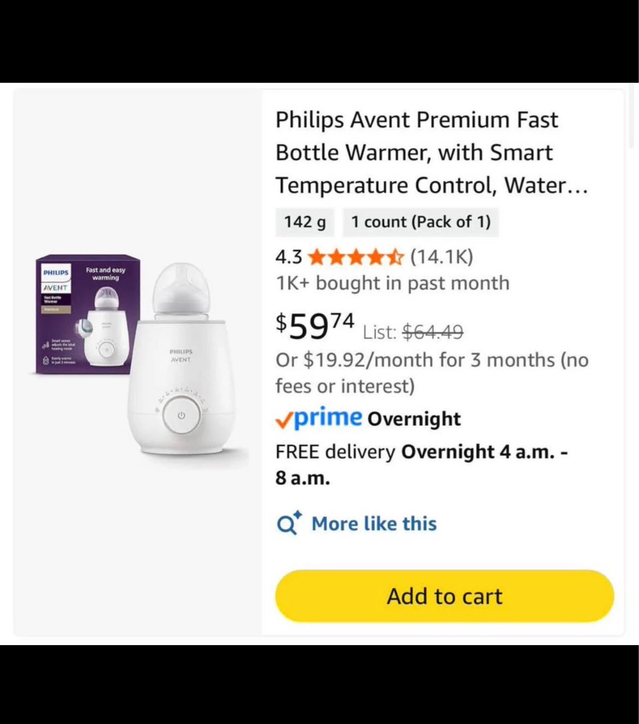 Philips Avent Premium Fast Bottle Warmer - photo 2