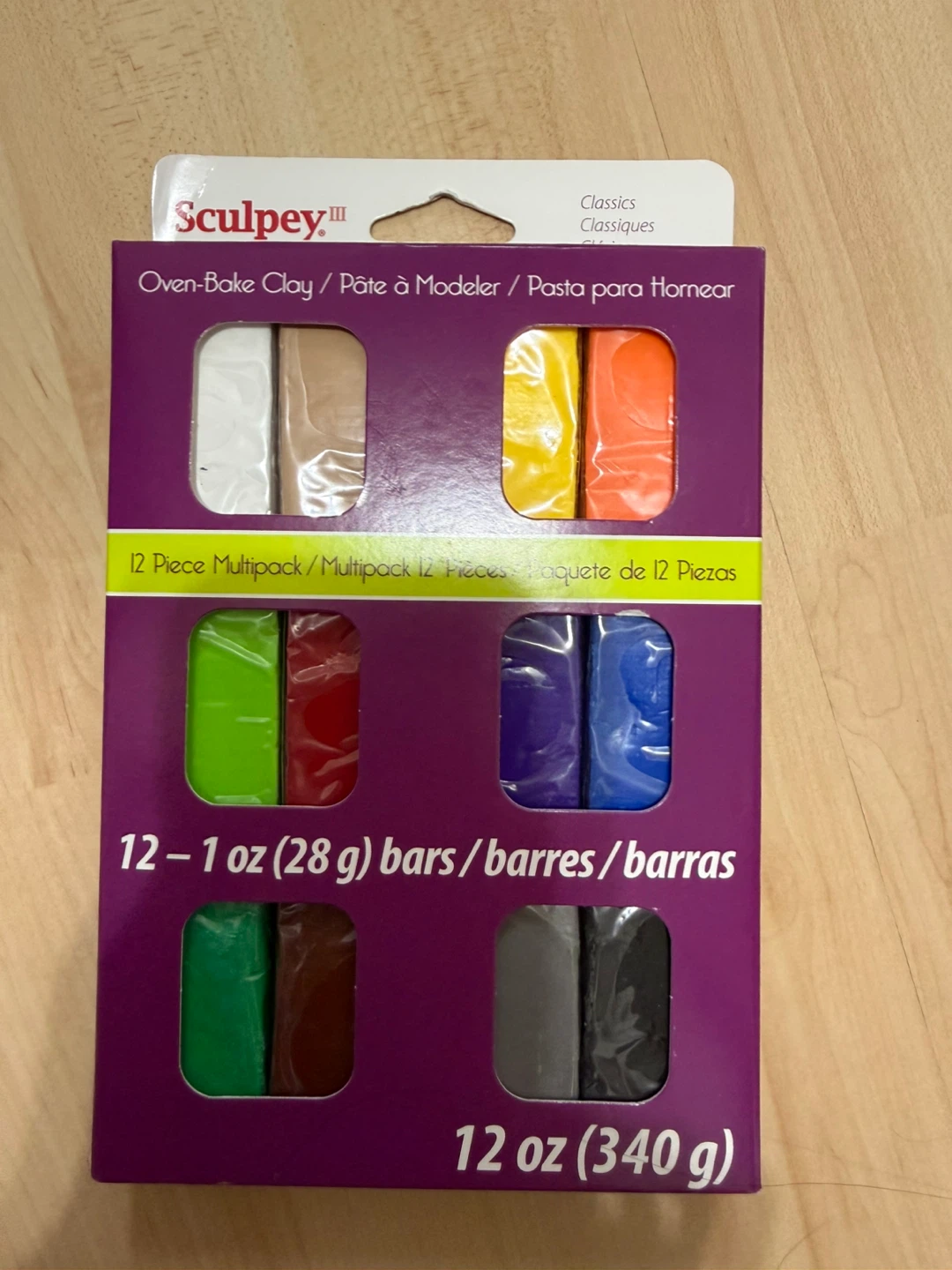 Sculpey clay Classics 12 piece Multipack, Never opened