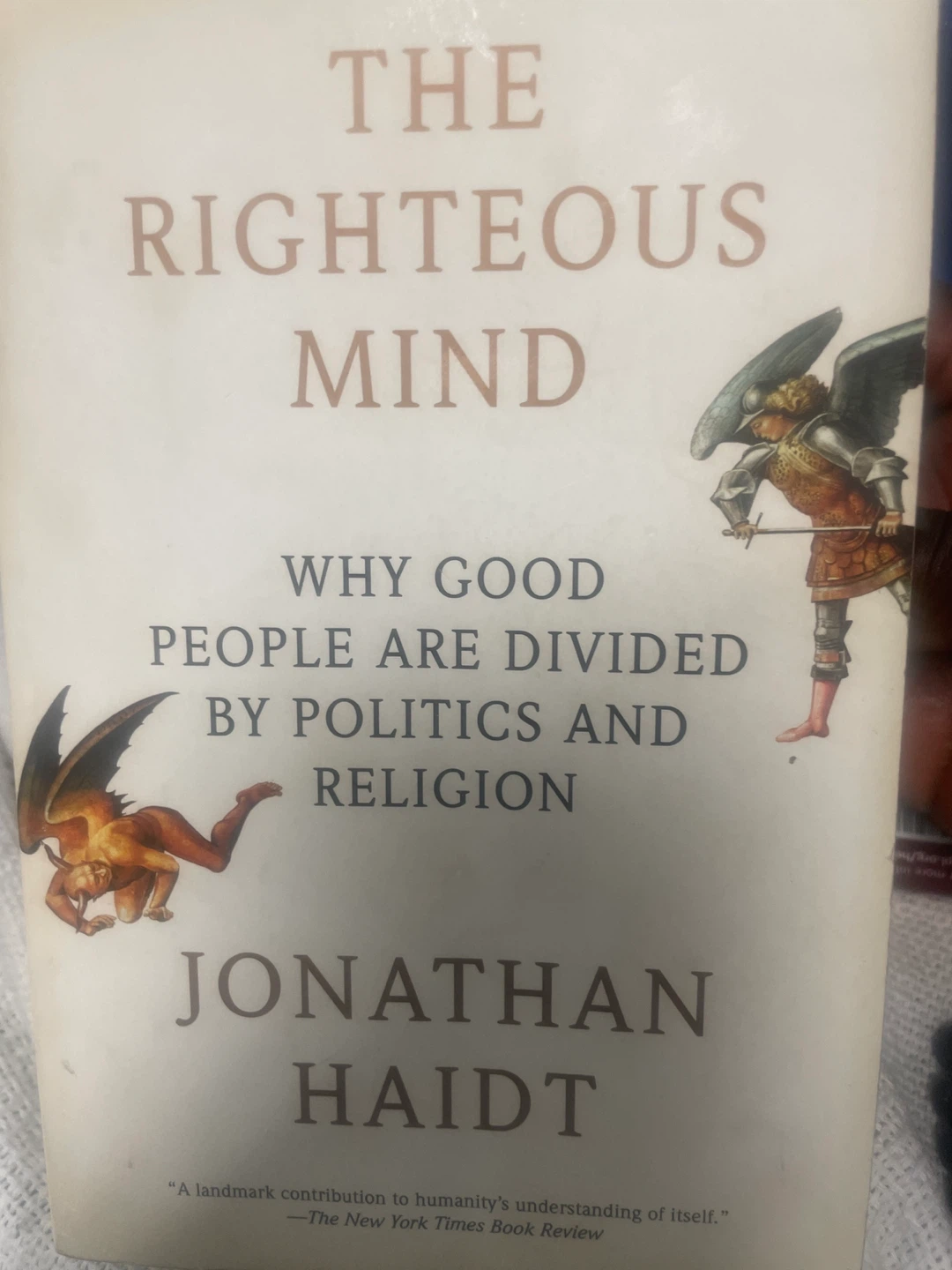 The Righteous Mind by Jonathan Haidt Book