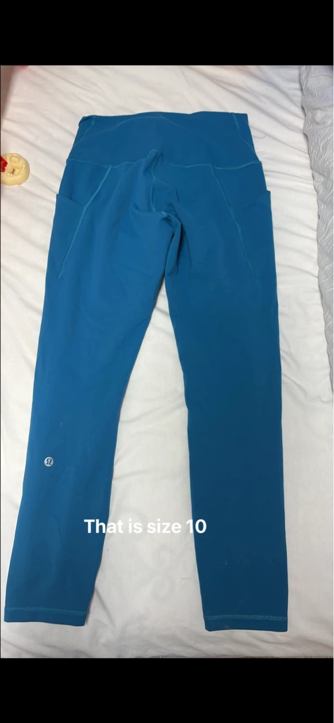 Lululemon Blue Leggings Size 10