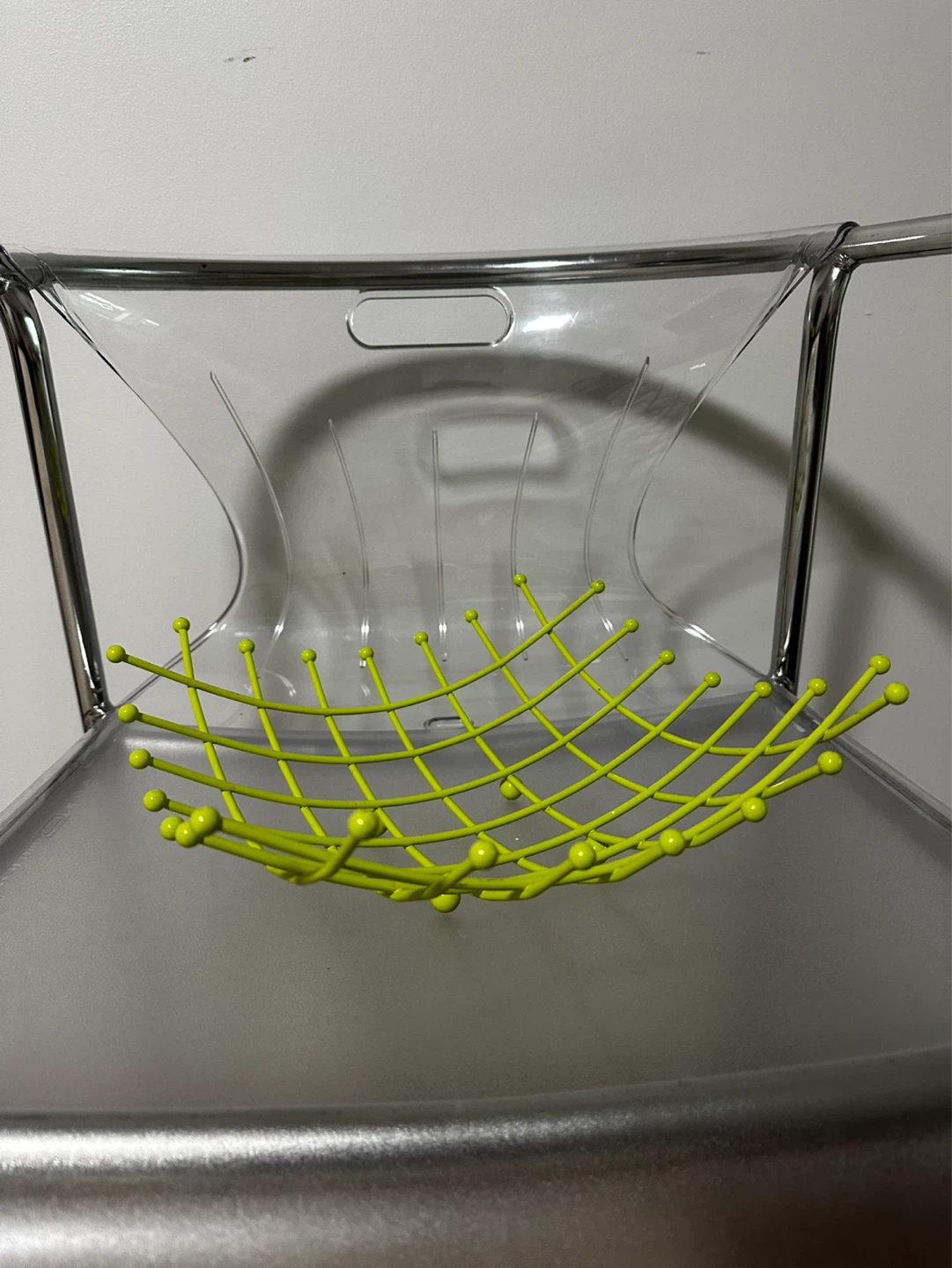 Vintage Ikea Green Wire Fruit Bowl