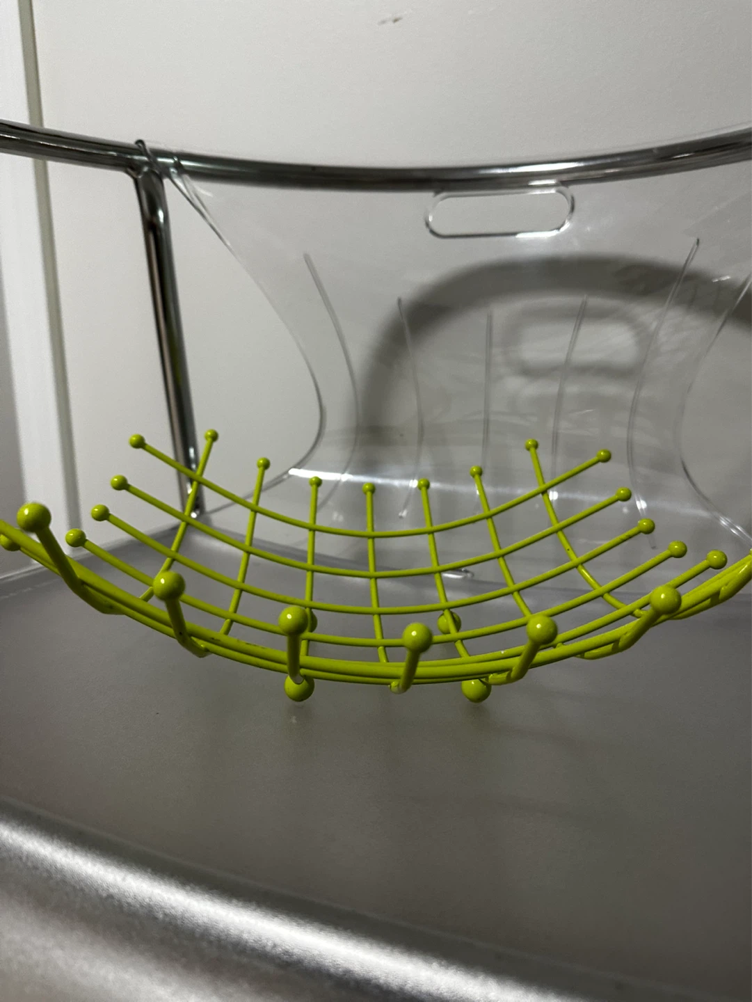 Vintage Ikea Green Wire Fruit Bowl - photo 3