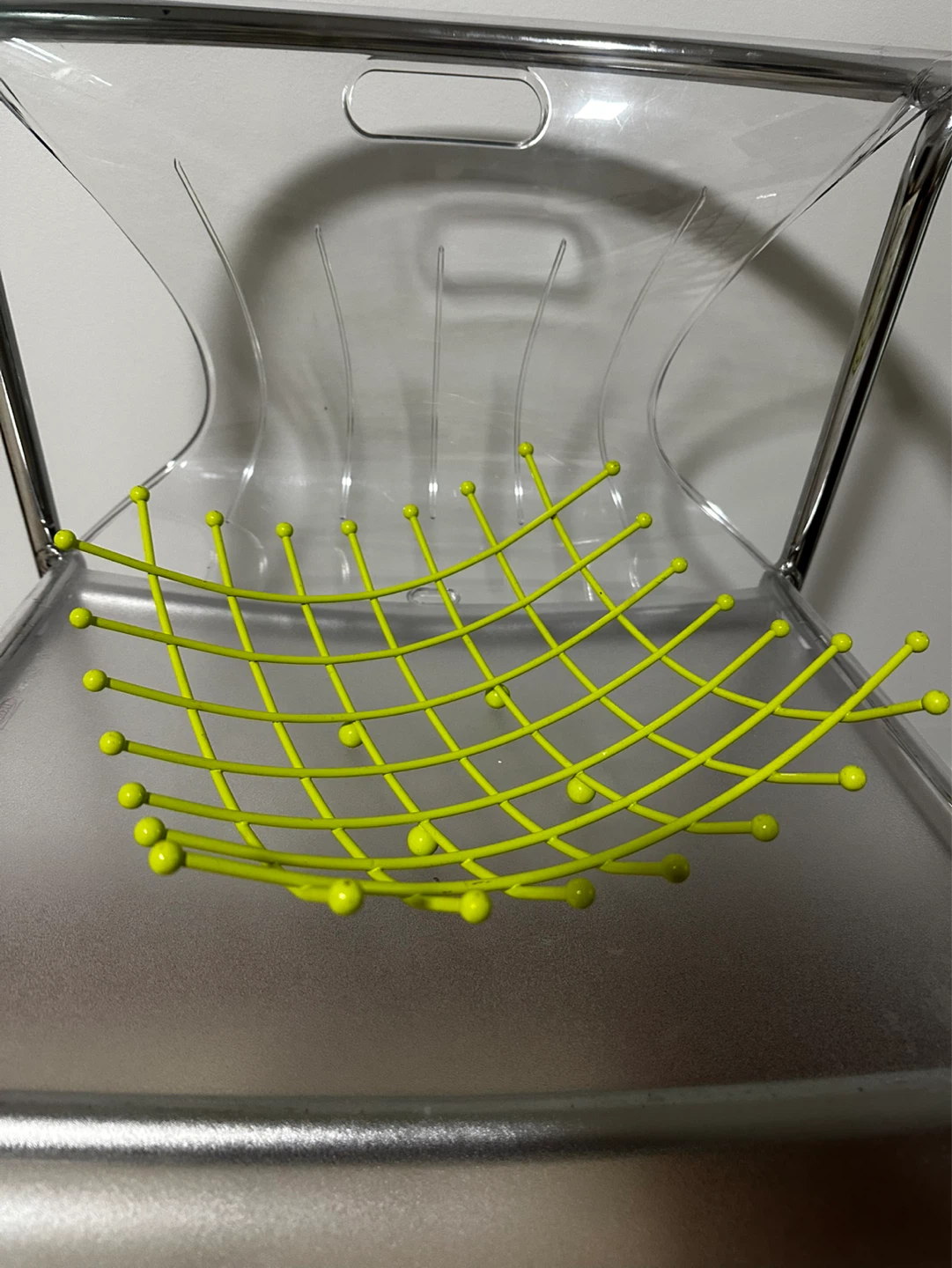 Vintage Ikea Green Wire Fruit Bowl - photo 2