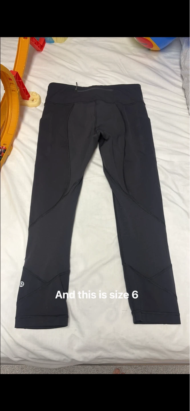 Lululemon Black Leggings Size 6